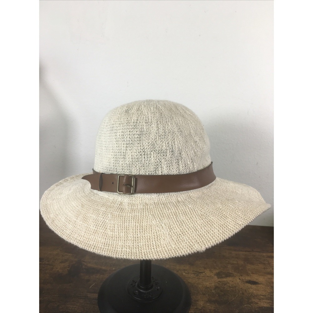 Mint by Goorin Sun Hat Womens One Size Beige Lightweight Summer Beach Travel Hat